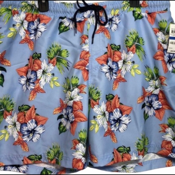 CLUB ROOM Swim Hawaii Flowers Trunks Shorts - Picture 2 of 13